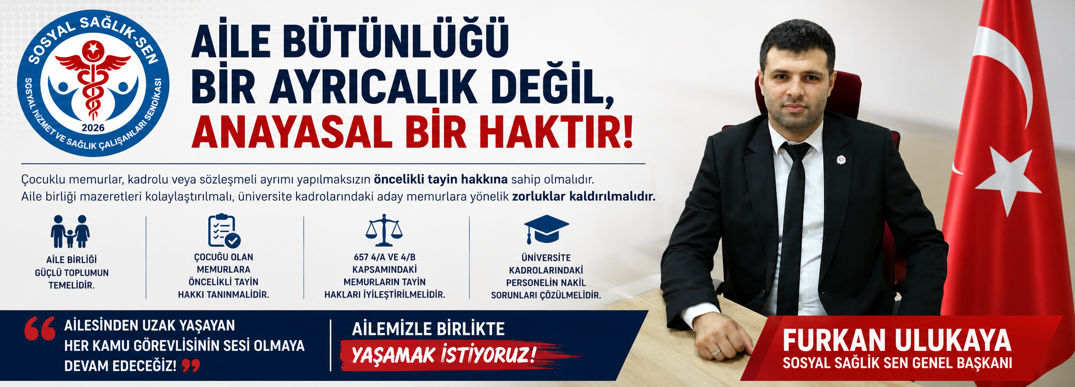Aile Bütünlüğü Bir Ayrıcalık Değil, Anayasal Bir Haktır!